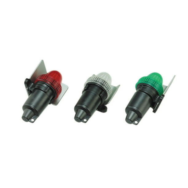 Pactrade Marine Boat Pontoon Canoe LED Battery Operated Navigation Light 3 Pcs Pactrade Marine Boat Pontoon Canoe LED Battery Operated Navigation Light 3 Pcs
